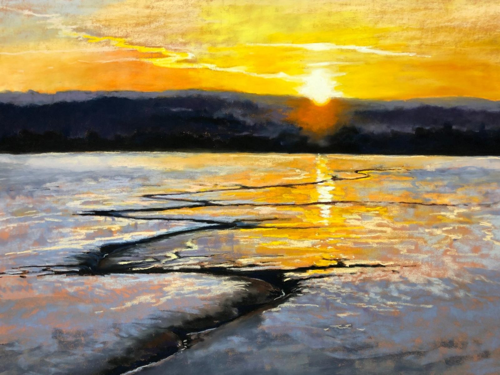 Low Tide at Sunset